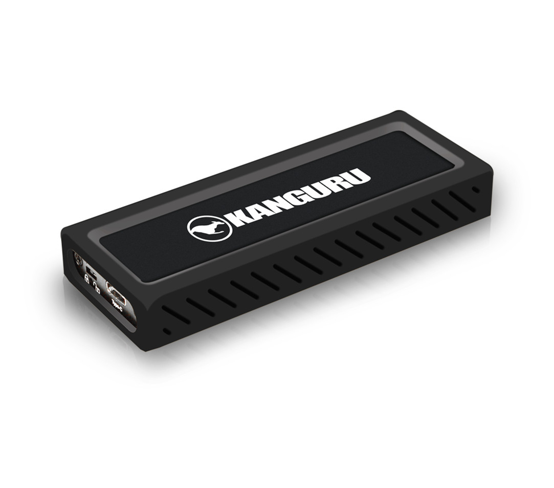 U3-NVMWP-2T , iStorage Kanguru UltraLock 2 TB USB Type-C 3.2 Gen 2 (3.1 Gen 2) Black