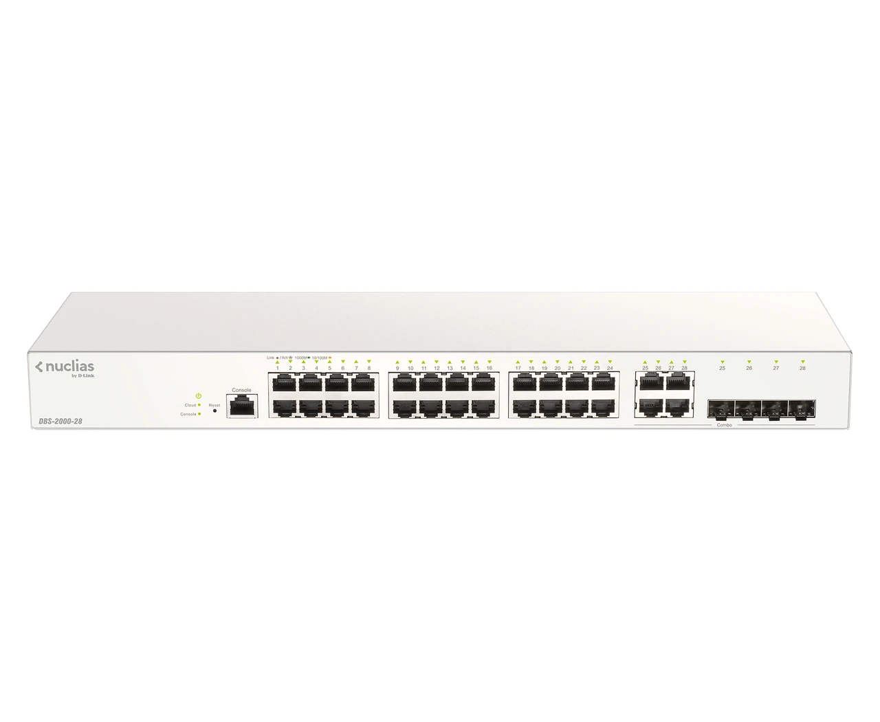DBS-2000-28 , D-Link DBS-2000-28 network switch Managed L2 Gigabit Ethernet (10/100/1000) Gray