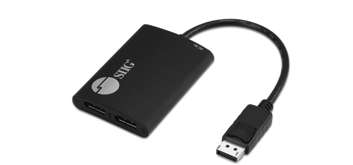 CE-DP0H11-S1 , Siig CE-DP0H11-S1 video splitter DisplayPort 2x DisplayPort