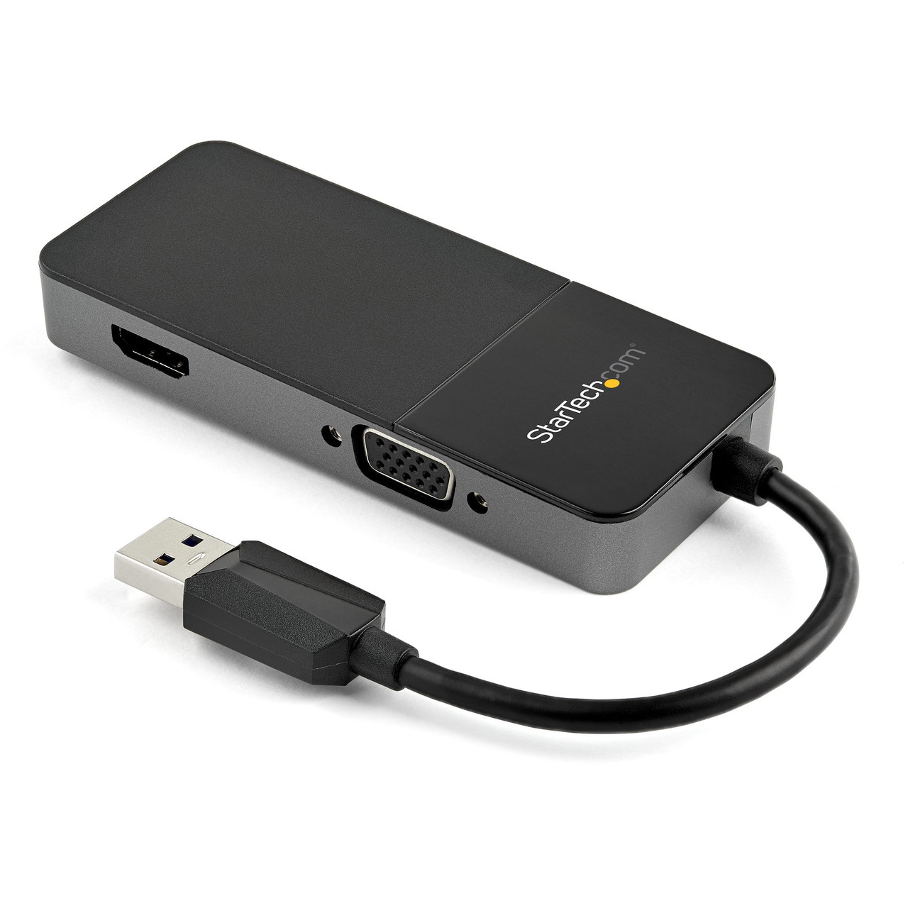 USB32HDVGA , StarTech.com USB32HDVGA USB graphics adapter 3840 x 2160 pixels Black, Silver