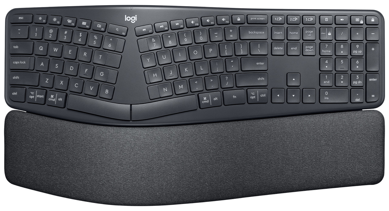 920-009166 , Logitech 920-009166 keyboard Office RF Wireless + Bluetooth English Graphite