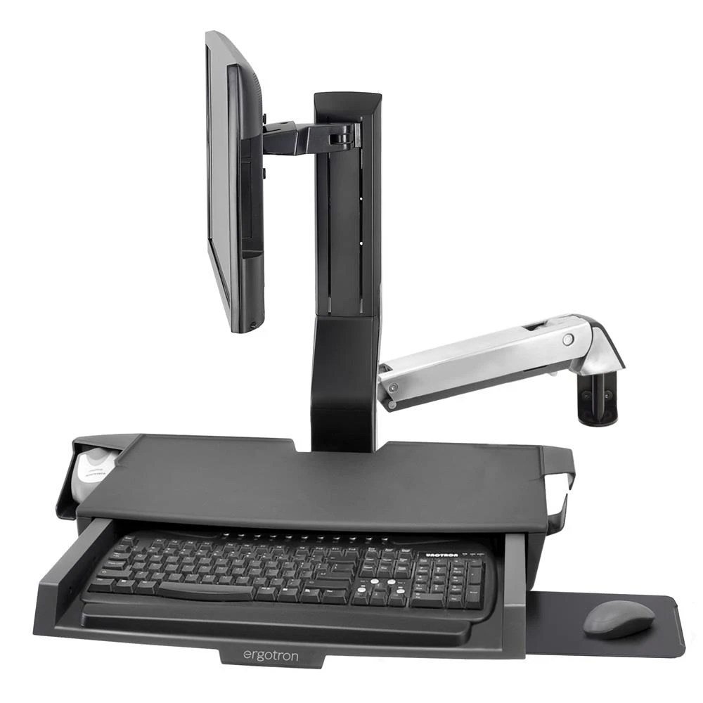 45-583-026 , Ergotron SV Combo Aluminum Flat panel Multimedia stand