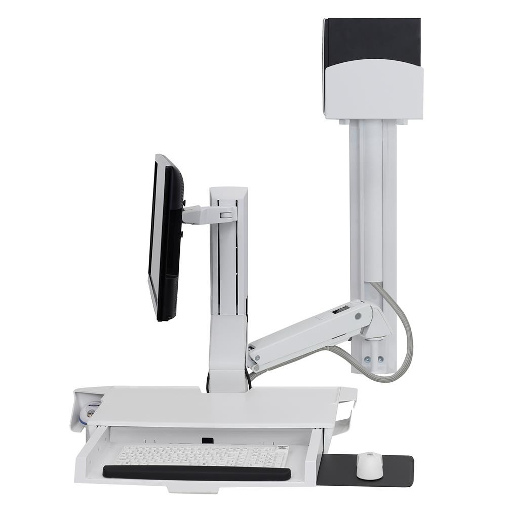 45-594-216 , Ergotron SV Combo White PC Multimedia stand