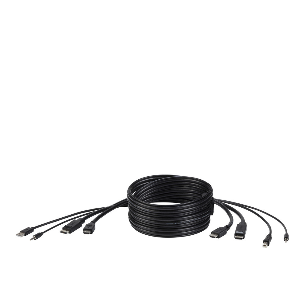 F1DN2CC-HHPP10T , Belkin F1DN2CC-HHPP10t KVM cable Black 118.1" (3 m)