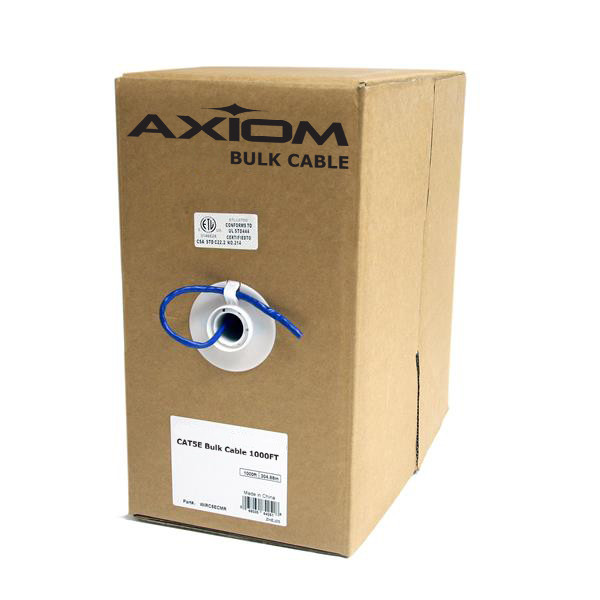 C5EBCS-O1000-AX , Axiom C5EBCS-O1000-AX networking cable Orange 12007.9" (305 m) Cat5e