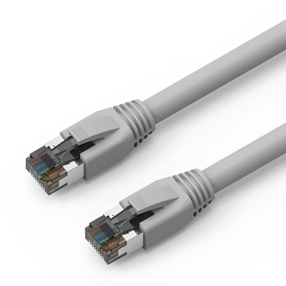 C8SBSFTP-G50-AX , Axiom C8SBSFTP-G50-AX networking cable Gray 600" (15.2 m) Cat8 SF/UTP (S-FTP)