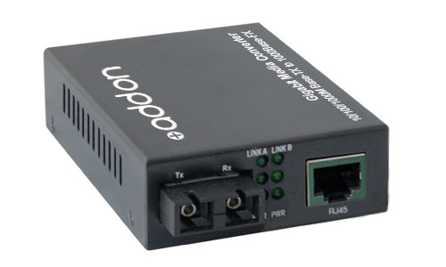 ADD-GMC-MX-SC , AddOn Networks ADD-GMC-MX-SC network media converter 1000 Mbit/s 1310 nm Multi-mode Black