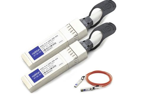 AOC-S-S-10G-3M-AO , AddOn Networks SFP+/SFP+, 3m InfiniBand/fibre optic cable 118.1" (3 m) SFP+ Orange