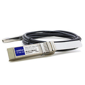 DAC-SFP-10G-2M-AO , AddOn Networks 2m, 2xSFP+ InfiniBand/fibre optic cable 78.7" (2 m) SFP+ Black