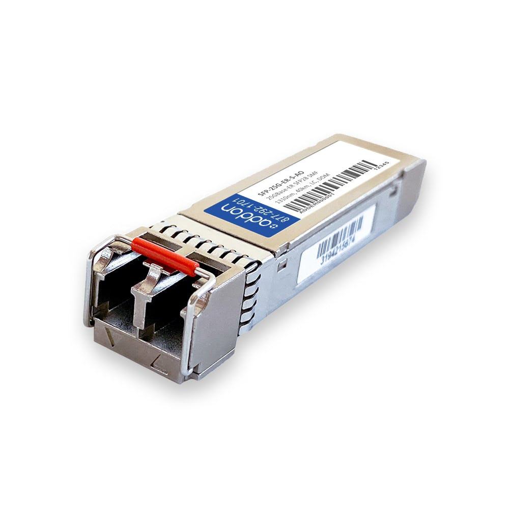 SFP-25G-ER-S-AO , AddOn Networks SFP-25G-ER-S-AO network transceiver module Fiber optic 25000 Mbit/s SFP28 1310 nm