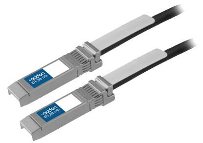XDACBL2M-AO , AddOn Networks 2m SFP - SFP+ InfiniBand/fibre optic cable 78.7" (2 m) SFP+ Black