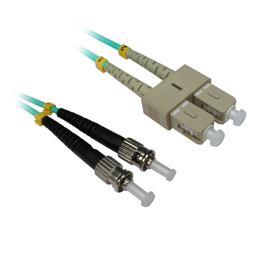 ADD-ST-SC-3M5OM3 , AddOn Networks ST-SC 3m InfiniBand/fibre optic cable 118.1" (3 m) Blue