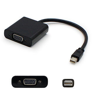 R7X-00018-AO , AddOn Networks R7X-00018-AO video cable adapter 7.87" (0.2 m) Mini DisplayPort VGA (D-Sub) Black