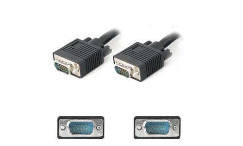 VGAMM50-5PK , AddOn Networks 50ft VGA VGA cable 590.6" (15 m) VGA (D-Sub) Black
