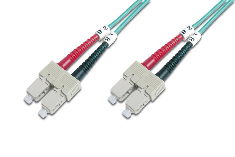 ADD-SC-SC-10M5OM4 , AddOn Networks SC - SC, LOMM, OM4, 10m InfiniBand/fibre optic cable 393.7" (10 m) OFC Turquoise