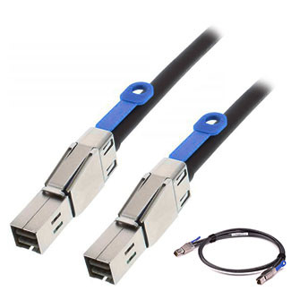 ADD-SFF8644-8644-3M , AddOn Networks 3m, 2xSFF-8644 118.1" (3 m) Black