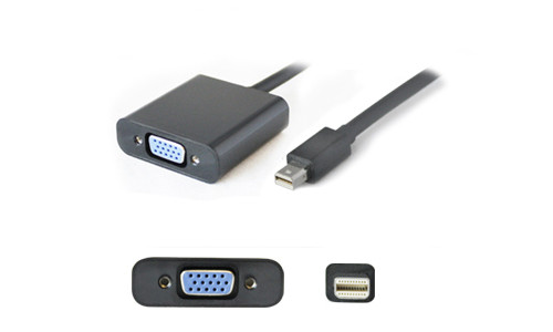 MDP2VGAB-5PK , AddOn Networks Mini-Displayport - VGA 7.87" (0.2 m) VGA (D-Sub) Mini DisplayPort Black