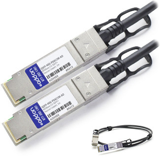 QSFP-40G-PDAC3M-AO , AddOn Networks QSFP-40G-PDAC3M-AO InfiniBand/fibre optic cable 118.1" (3 m) QSFP+ Black