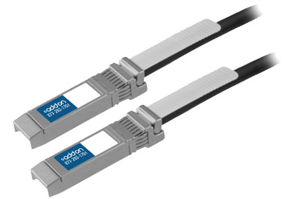 10GB-C07-SFPP-AO , AddOn Networks 7m SFP - SFP+ InfiniBand/fibre optic cable 275.6" (7 m) SFP+ Black