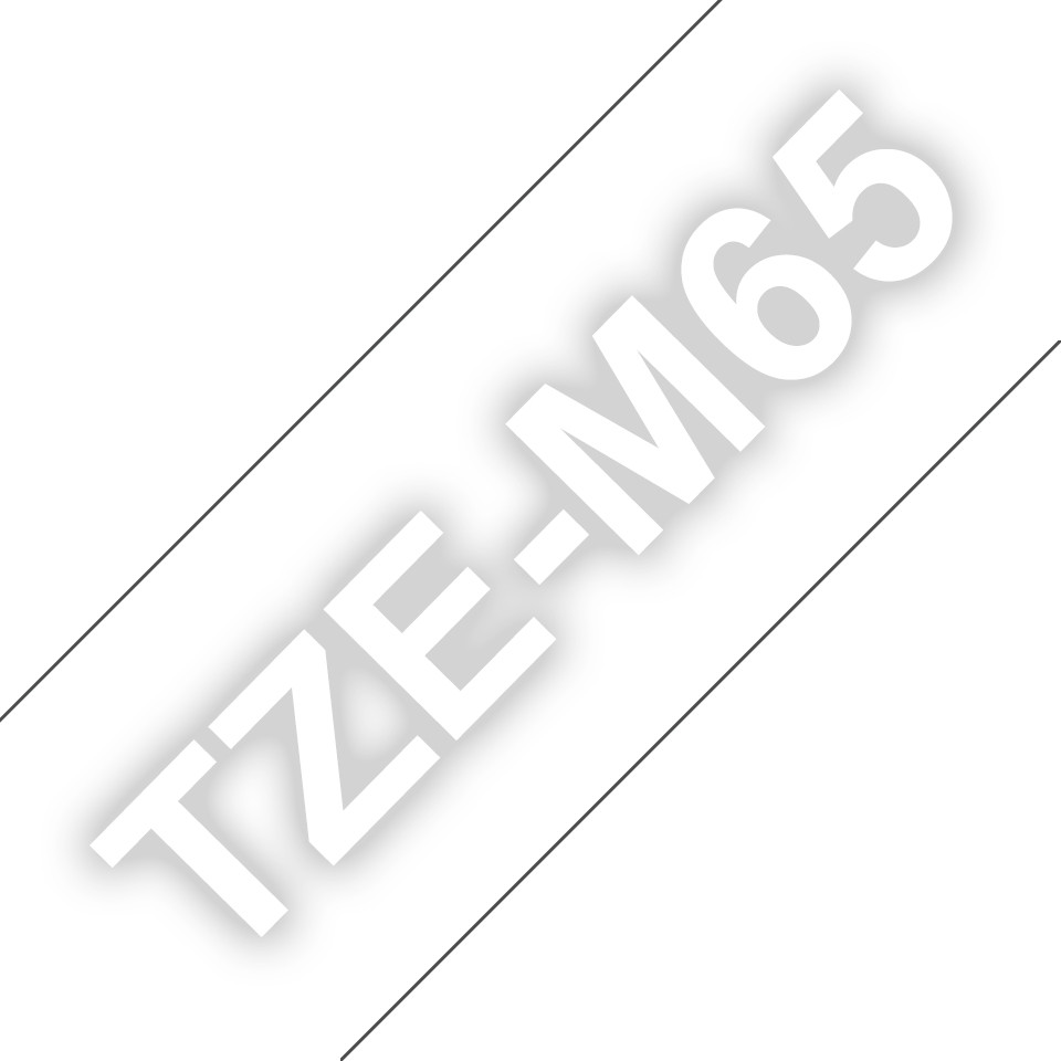 TZEM65 , Brother TZE-M65 label-making tape Transparent