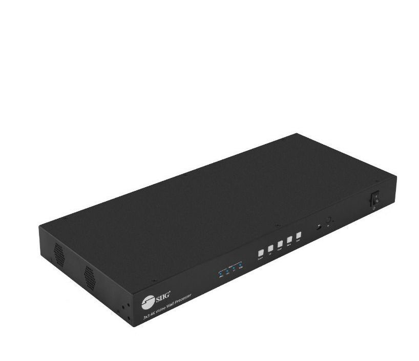 CE-H26F11-S1 , Siig CE-H26F11-S1 video wall processor Black 33 W