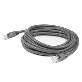 ADD-40FCAT6A-GY , AddOn Networks ADD-40FCAT6A-GY networking cable Gray 479.9" (12.2 m) Cat6a U/UTP (UTP)