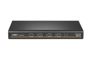 SV240DPH-400 , Vertiv Avocent SV Universal DP/H 4-Port Single Display KVM switch Black