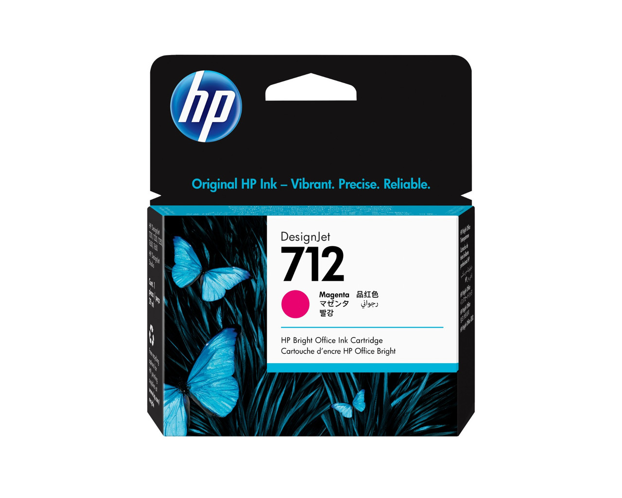 3ED68A , HP 712 29-ml Magenta DesignJet Ink Cartridge