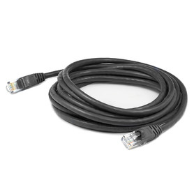 ADD-10FCAT6ASTP-BK , AddOn Networks ADD-10FCAT6ASTP-BK networking cable Black 122" (3.1 m) Cat6a U/FTP (STP)