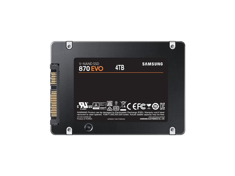 MZ-77E4T0E , Samsung 870 EVO 2.5" 4.1 TB Serial ATA III V-NAND MLC