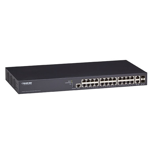 LPB3028A , Black Box LPB3028A network switch Managed L2+ Gigabit Ethernet (10/100/1000) Power over Ethernet (PoE)