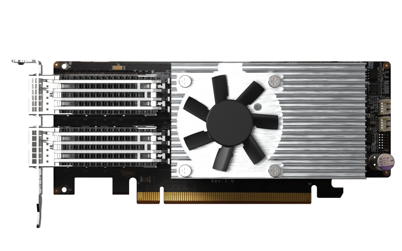 QXG-100G2SF-E810 , QNAP QXG-100G2SF-E810 network card Internal Fiber 100000 Mbit/s