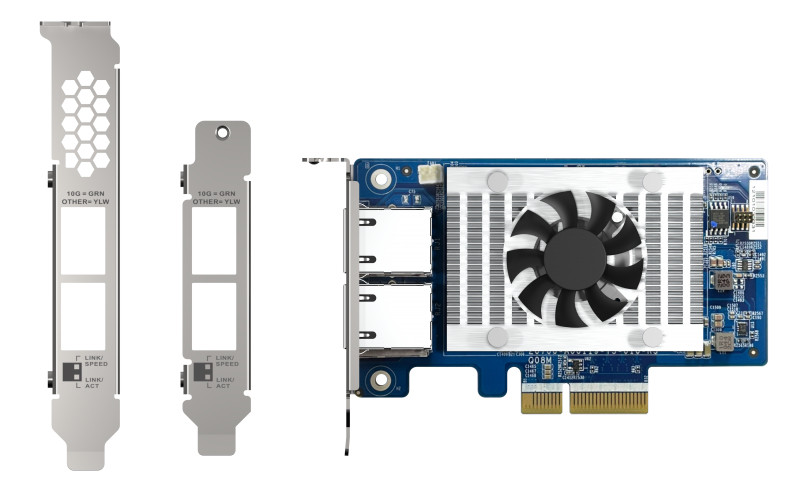 QXG-10G2T-X710 , QNAP QXG-10G2T-X710 network card Internal Ethernet 1000 Mbit/s