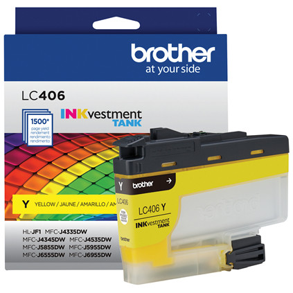 LC406YS , Brother LC406YS ink cartridge 1 pc(s) Original Standard Yield Yellow