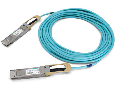 QDD-400G-AOC-2M-ENC , eNet Components QDD-400G-AOC-2M-ENC InfiniBand/fibre optic cable 78.7" (2 m) QSFP-DD Blue