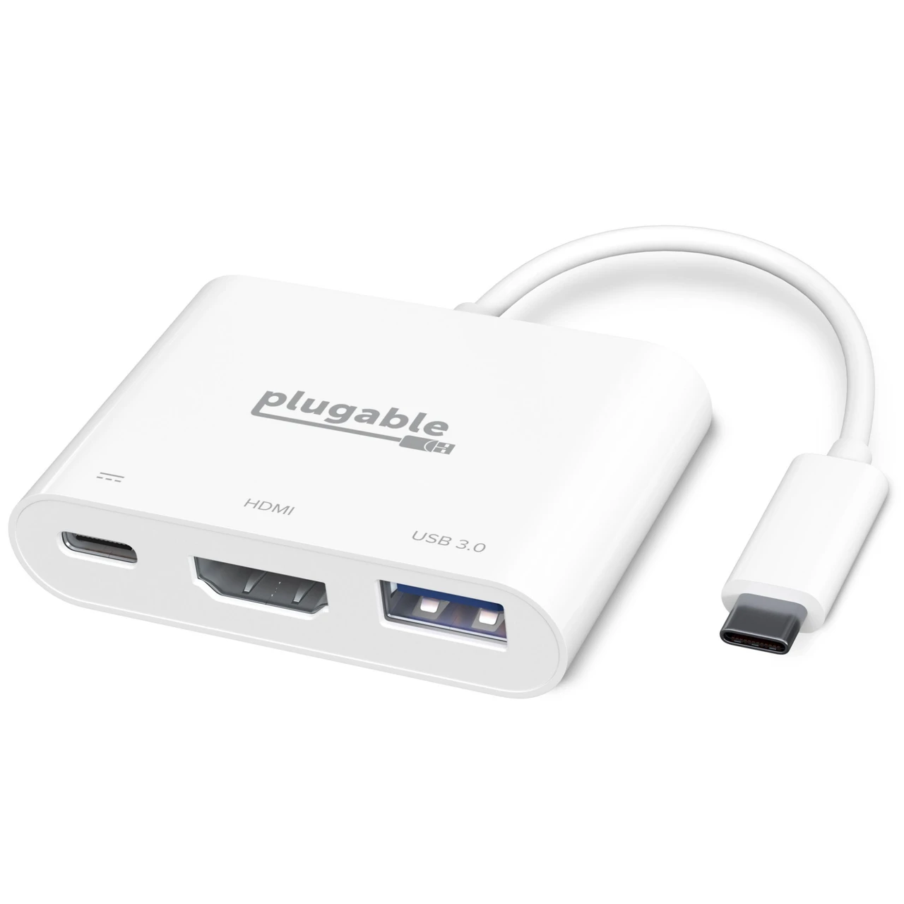 USBC-MD103 , Plugable Technologies USBC-MD103 laptop dock/port replicator Wired USB Type-C White