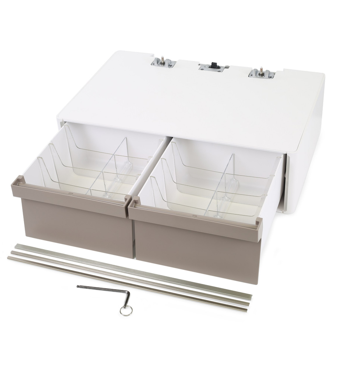 98-488 , Ergotron 98-488 multimedia cart accessory Gray, White Drawer