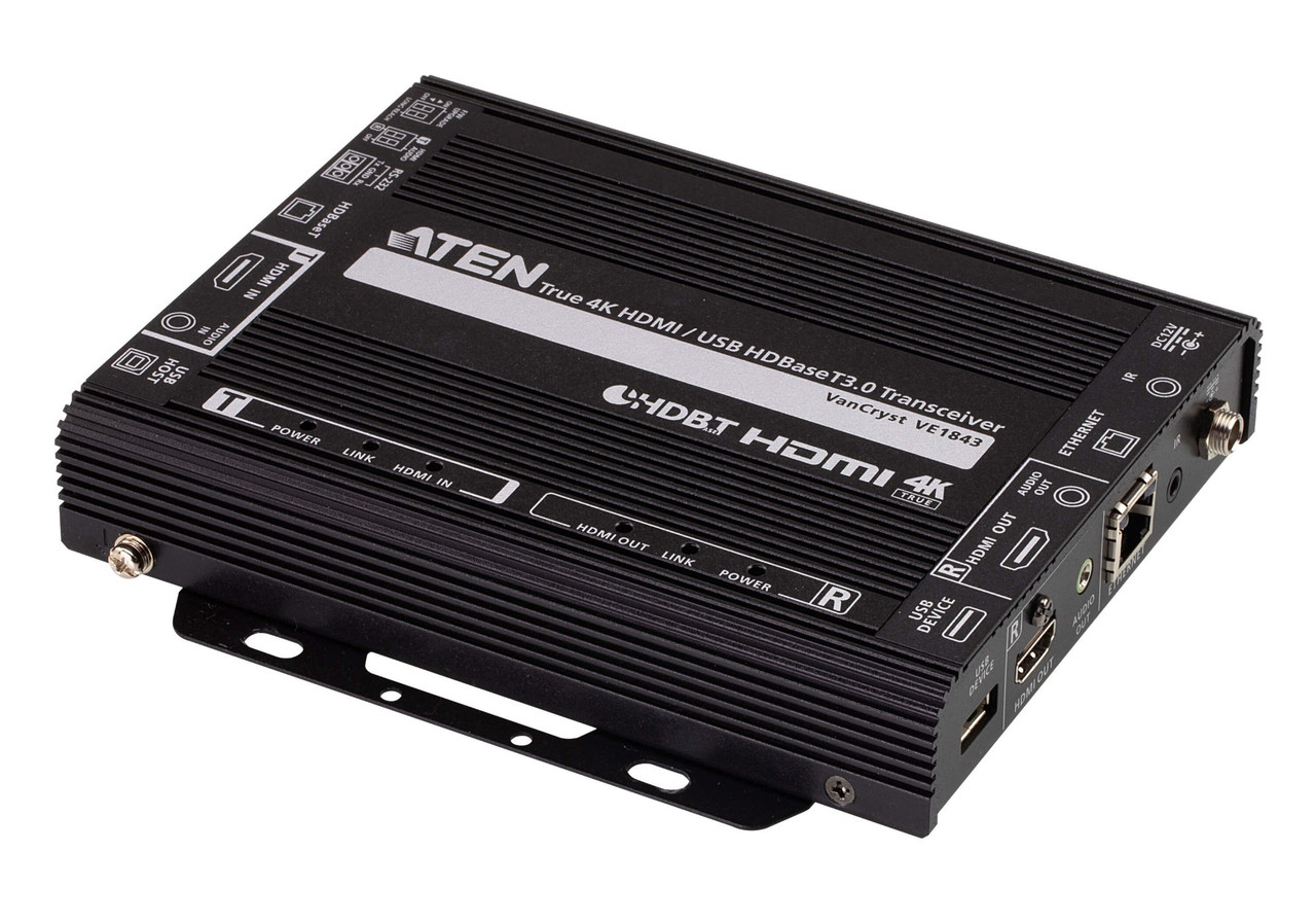 VE1843 , ATEN VE1843 AV extender AV transmitter & receiver Black