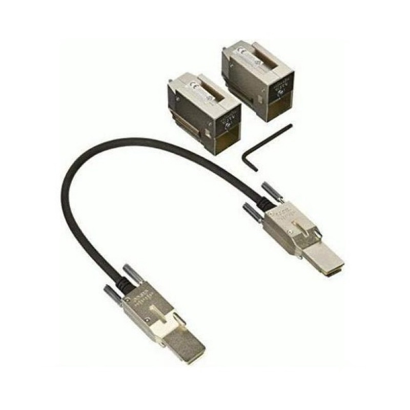 C9200L-STACK-KIT= , Cisco C9200L-STACK-KIT= InfiniBand/fibre optic cable 18.9" (0.48 m) Black, Gray
