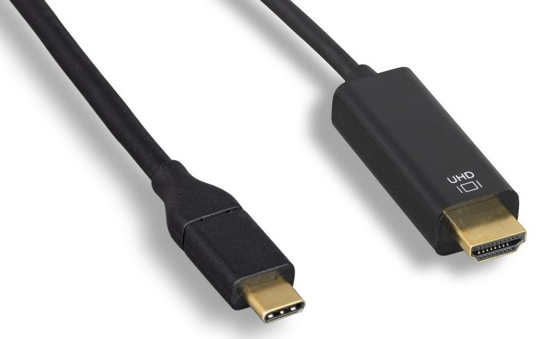 USBCMHDMIM06-AX , Axiom USBCMHDMIM06-AX video cable adapter 70.9" (1.8 m) USB Type-C HDMI Black