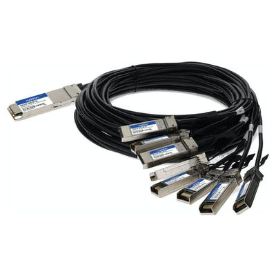 CAB-O-8S-200G-3M-AO , AddOn Networks CAB-O-8S-200G-3M-AO InfiniBand/fibre optic cable 118.1" (3 m) OSFP 8xSFP28 Black, Silver