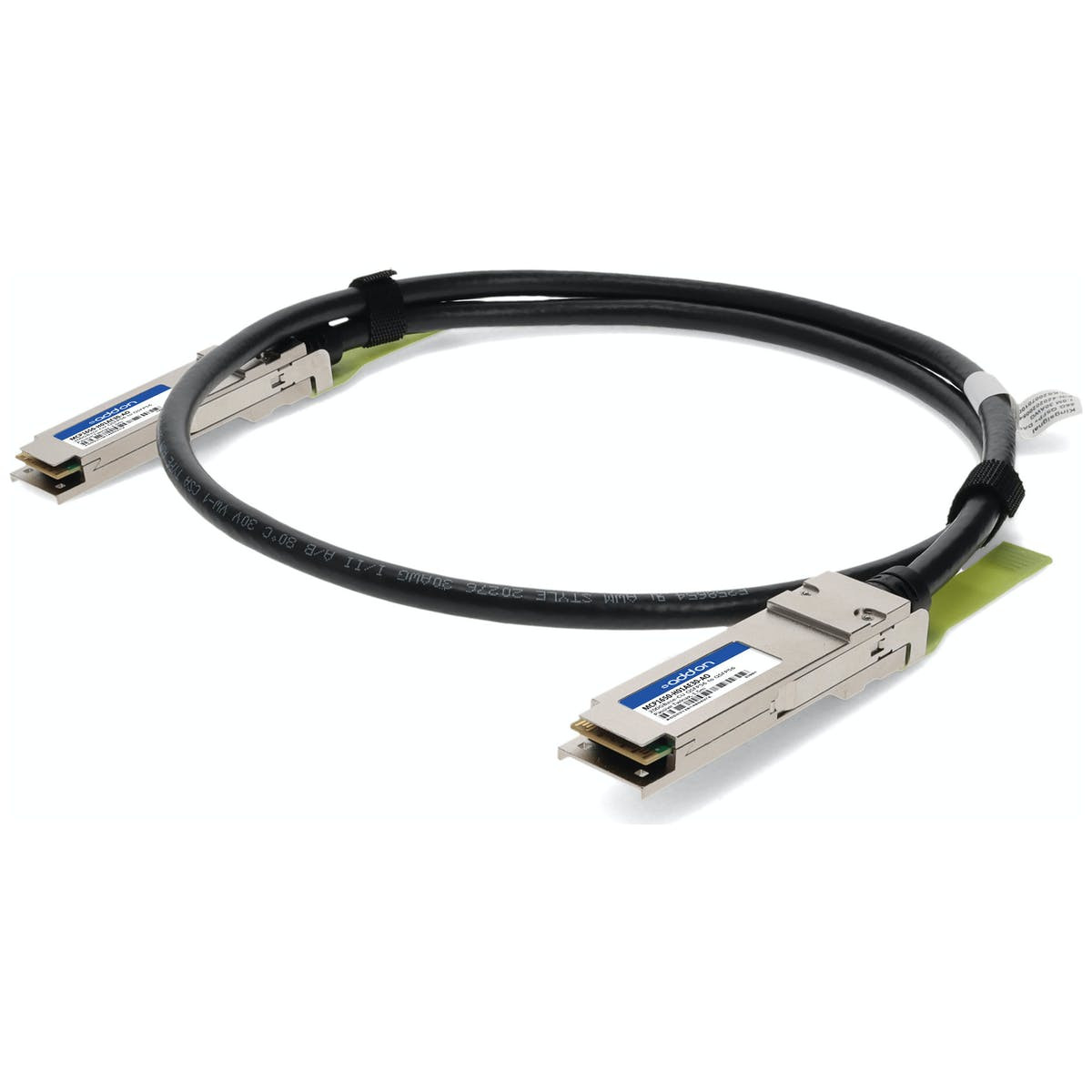 MCP1650-H01AE30-AO , AddOn Networks MCP1650-H01AE30-AO InfiniBand/fibre optic cable 59.1" (1.5 m) QSFP56 Black