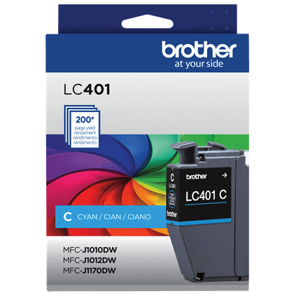 LC401CS , Brother LC401CS ink cartridge 1 pc(s) Original Standard Yield Cyan