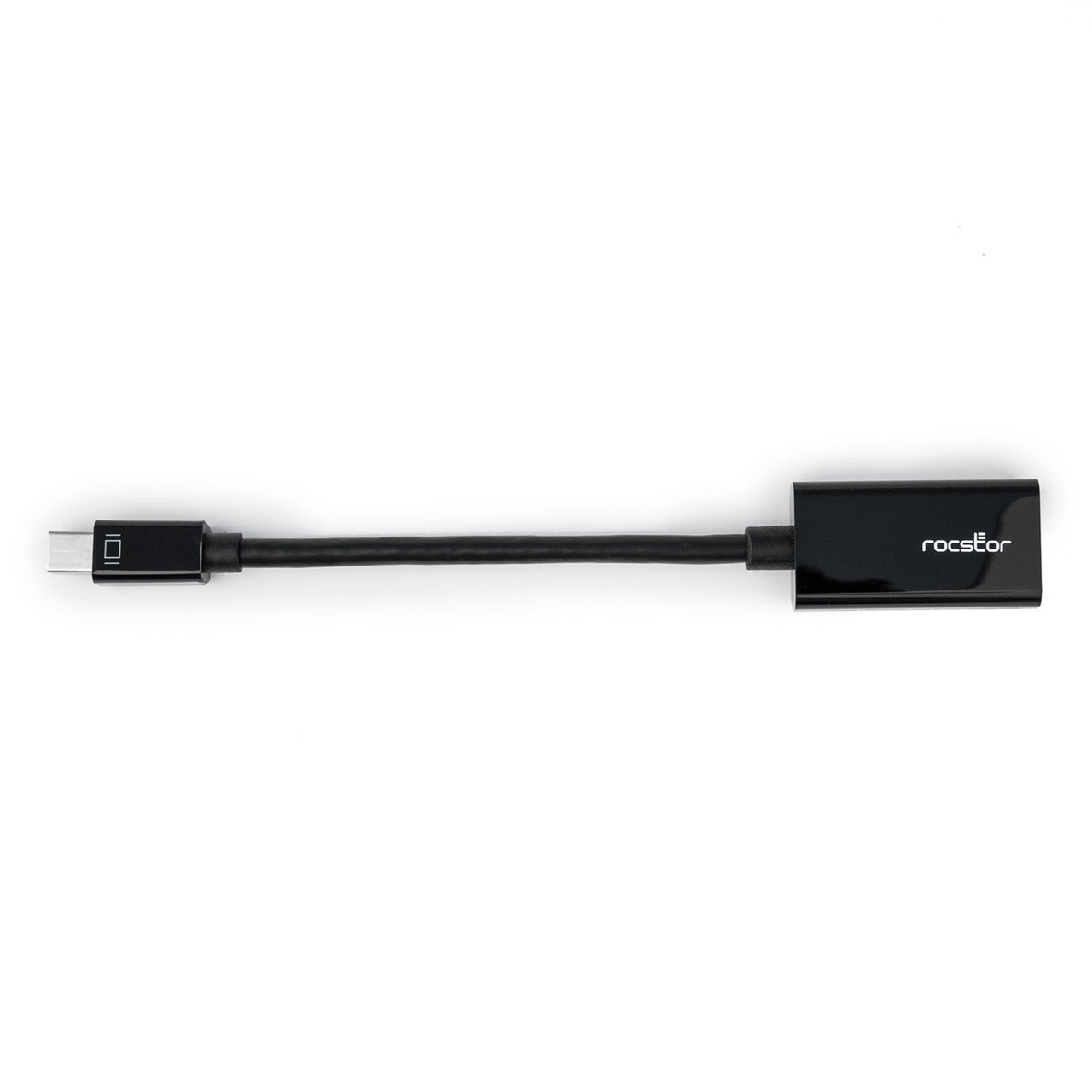 Y10A239-B1 , Rocstor Y10A239-B1 video cable adapter Mini DisplayPort HDMI Black