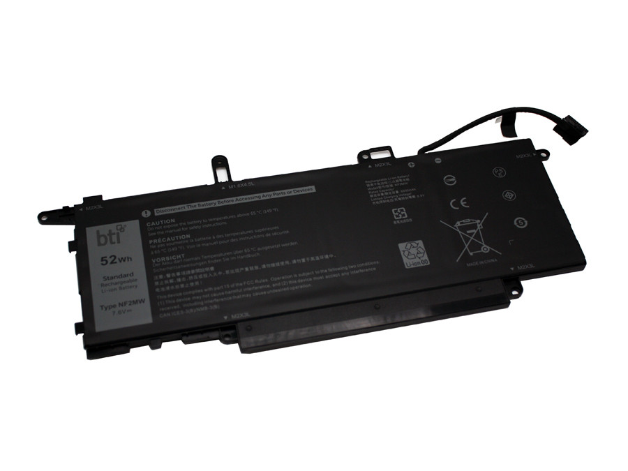 NF2MW-BTI , BTI NF2MW- industrial rechargeable battery Lithium-Ion (Li-Ion) 6500 mAh 7.6 V