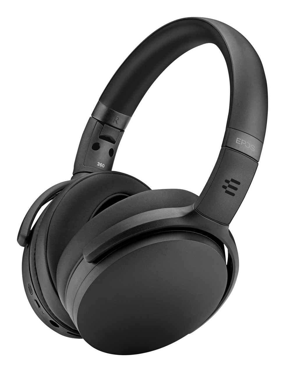 1001008 , EPOS ADAPT 361 Headset Wired & Wireless Head-band Calls/Music USB Type-C Bluetooth Black