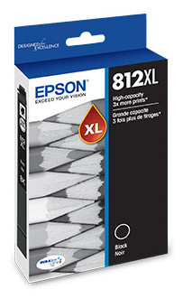 T812XL120-S , Epson 812XL ink cartridge 1 pc(s) Original High (XL) Yield Black