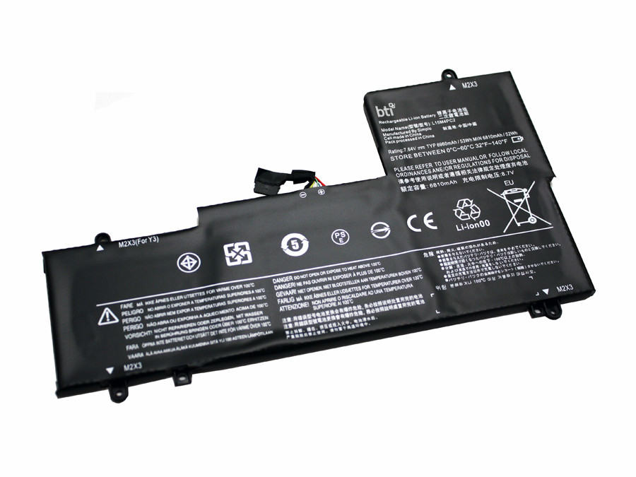 L15M4PC2-BTI , BTI L15M4PC2- industrial rechargeable battery Lithium-Ion (Li-Ion) 6960 mAh 7.6 V
