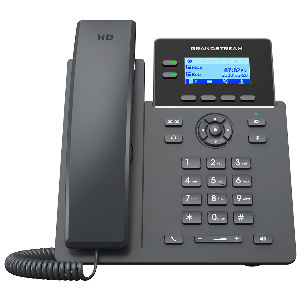 GRP2602W , Grandstream Networks GRP2602W IP phone Black LCD Wi-Fi
