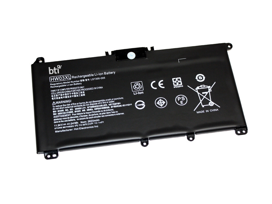 HW03XL-BTI , BTI HW03XL- industrial rechargeable battery Lithium-Ion (Li-Ion) 3619 mAh 11.34 V